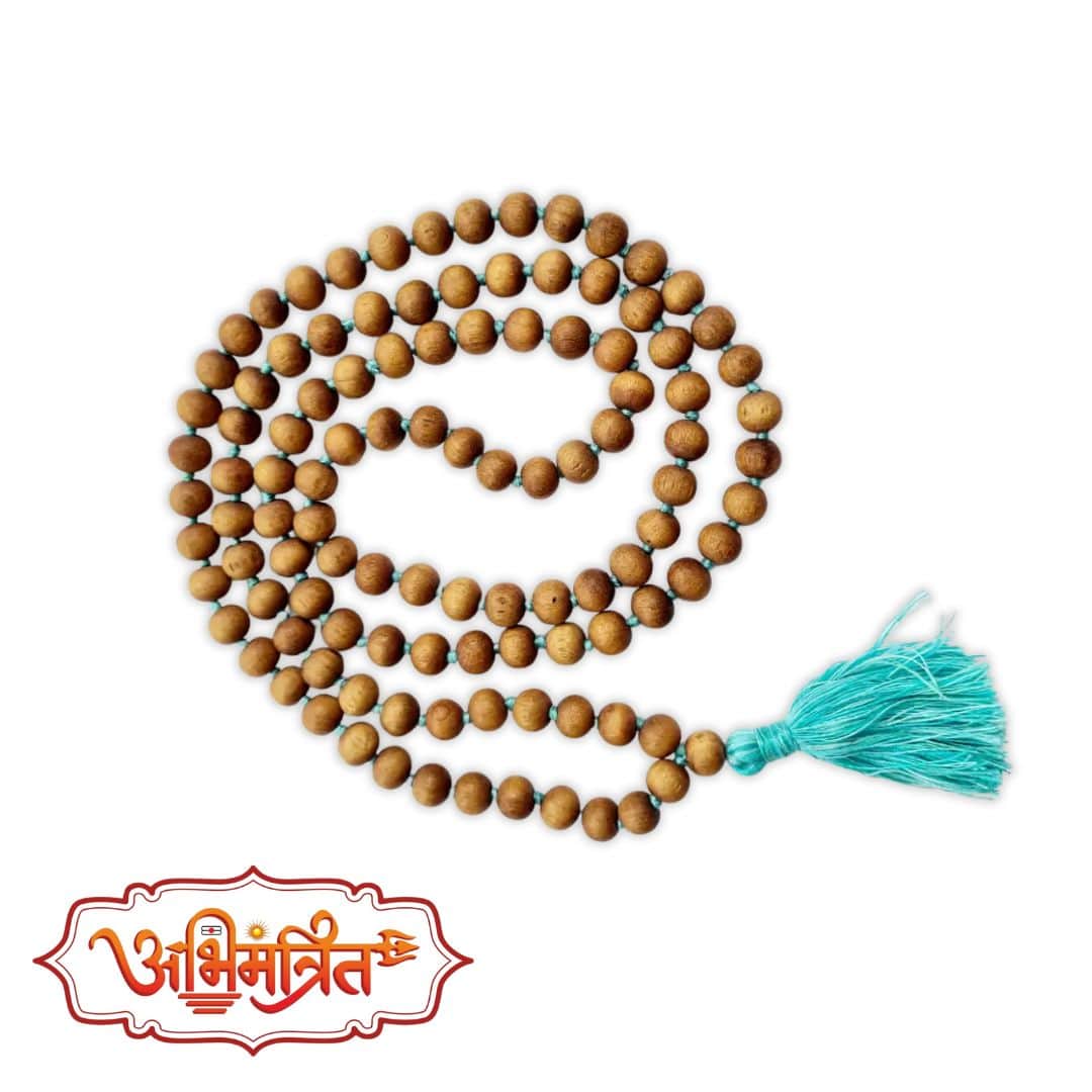 Neem Mala made of pure neem wood beads abhimantrit