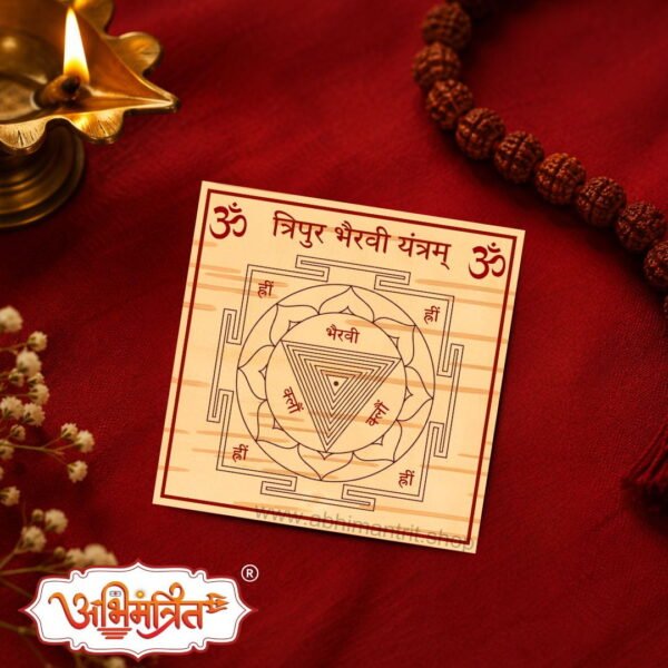 tripur bhairavi yantra abhimantrit